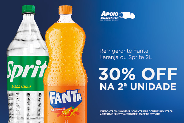 Refrigerante Fanta Laranja ou Sprite 2L  19/4